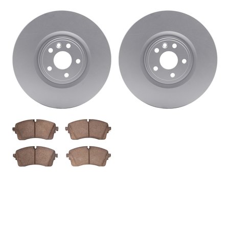 DYNAMIC FRICTION CO 4502-20071, Geospec Rotors with 5000 Advanced Brake Pads, Silver 4502-20071